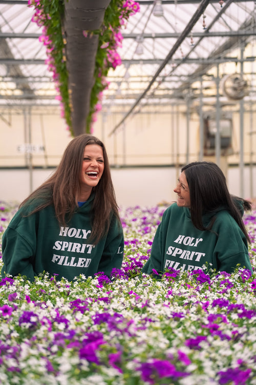 'HOLY SPIRIT FILLED' Oversized Hoodie