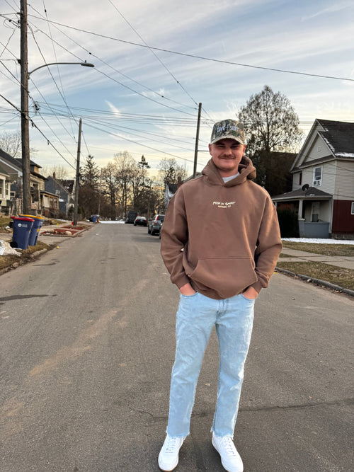 POOR IN SPIRIT Oversized Hoodie